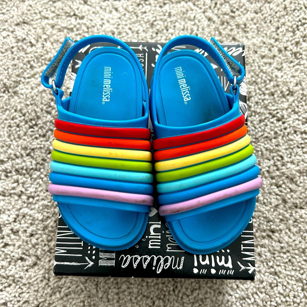 Mini Melissa Rainbow Shoes